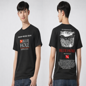 blue hole t-shirt